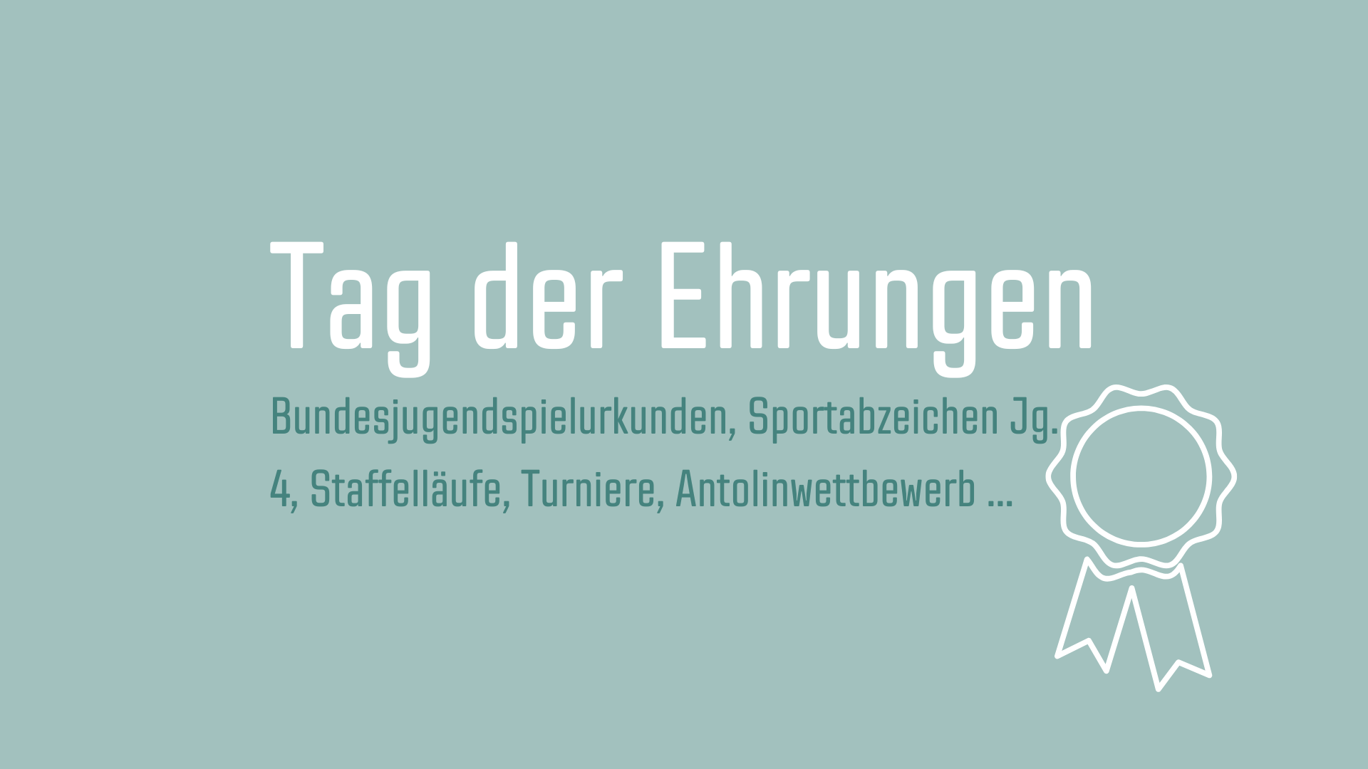 03.07 Tag der Ehrungen