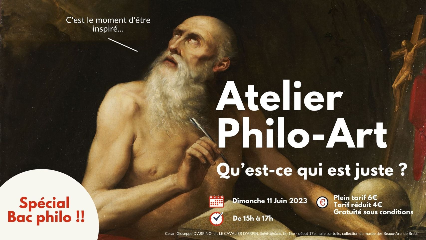ATELIER PHILO-ART au musée des beaux-arts de Brest :  qu'est-ce qui est juste ?