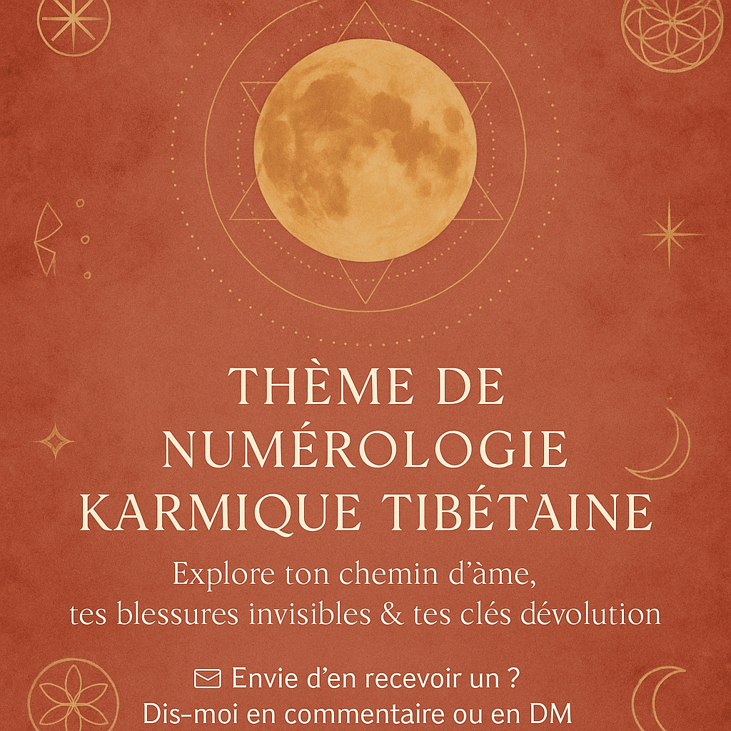 ✨ Thème de Numérologie Karmique Tibétaine