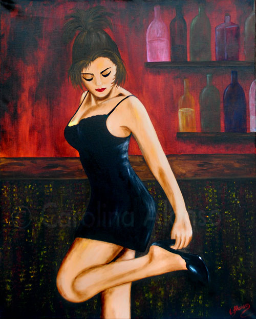 Kleine Schwarze  (2010) 100 x 80 cm