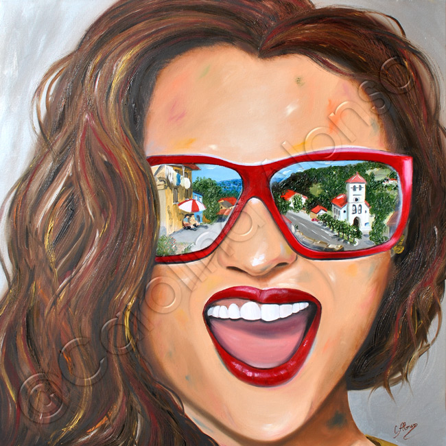 San Pedro (2020), 80 x 80 cm, oil on canvas