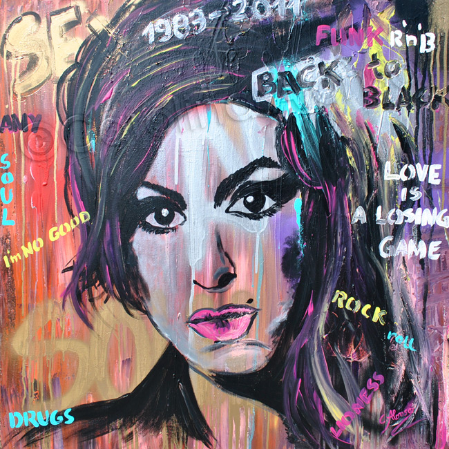 Soul (2019), 80 x 80 cm, Mixed Media on canvas