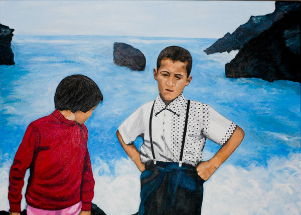Ich will schwimmen (2008) 100 x 140 cm