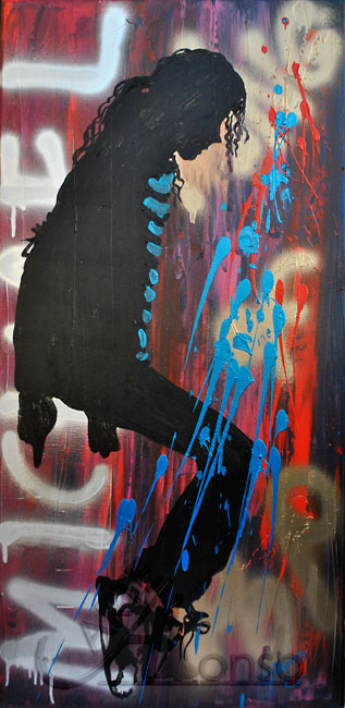 The Moment, Mixed Media auf Leinwand, 100 x 50 cm