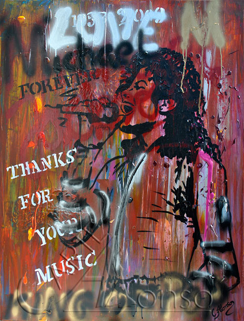 FOREVER (2012), 100 x 80 cm, Mixed Media auf Leinwand