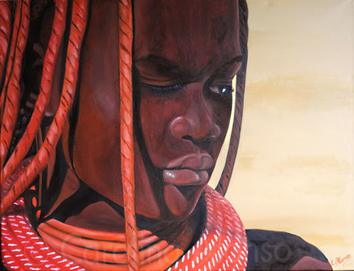 HimbaFrau (2011), 60 x 80 cm, Öl & Acryl auf Leinwand