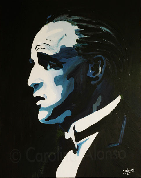 Marlon Brando (2007), 100 x 80 cm