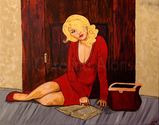 Wann kommst Du ? (2007), 80 x 100 cm