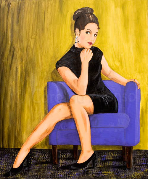Gefalle ich dir ? (2009), 120 x 100 cm