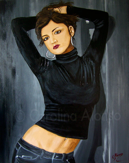 I wanna dance (2009), 100 x 80 cm
