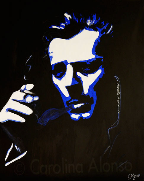 Marcello Mastrianni (2007), 100 x 80 cm