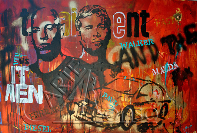 Fast (2012), 80 x 120 cm, Mixed Media auf Leinwand