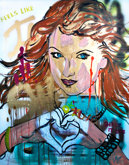 Feels Like (2015), 100 x 80 x 4 cm, Mixed Media on canvas
