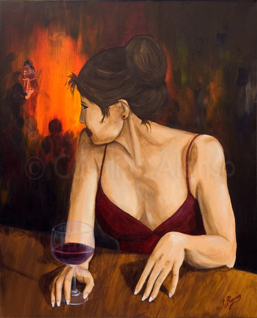 Genügsamkeit (2009) 100 x 80 cm, Acryl auf Leinwand