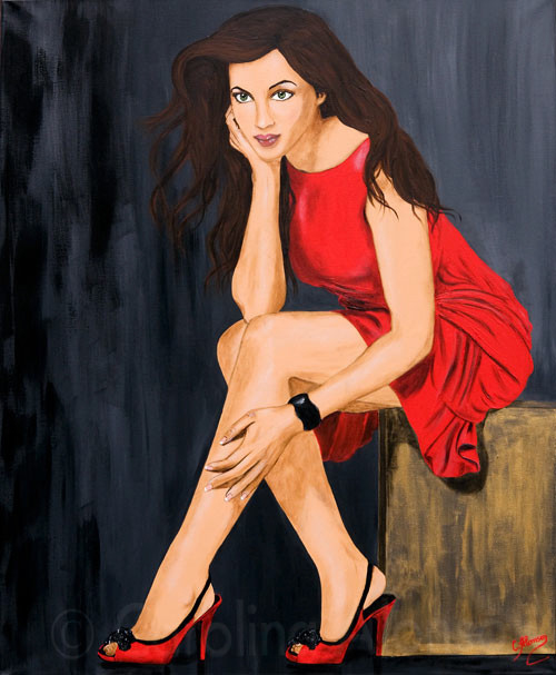 Der goldene Würfel  (2010), 120 x 100 cm