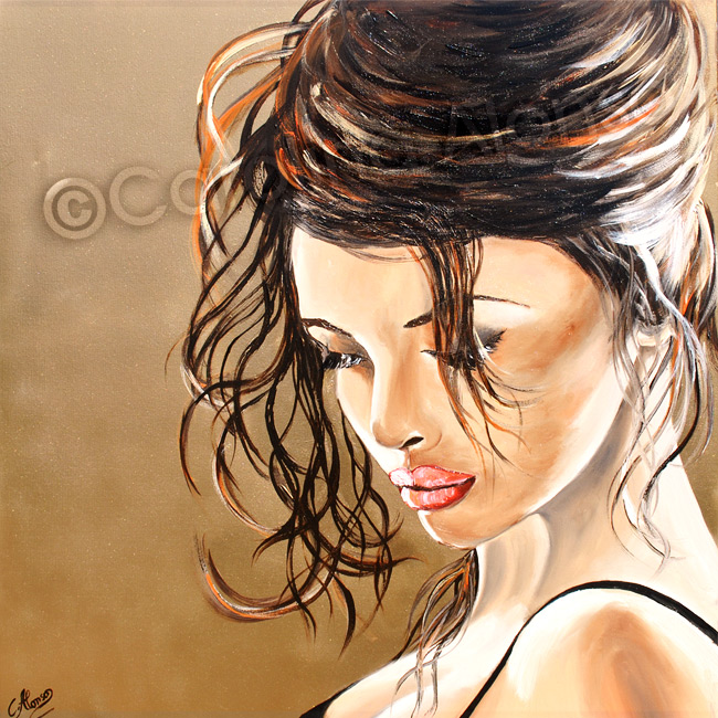 Expectativa (2022), 80 x 80 cm, MixedMedia on canvas