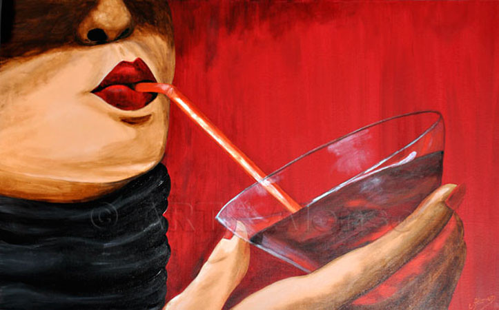 Köstlicher Augenschmaus (2011), 100 x 60 cm