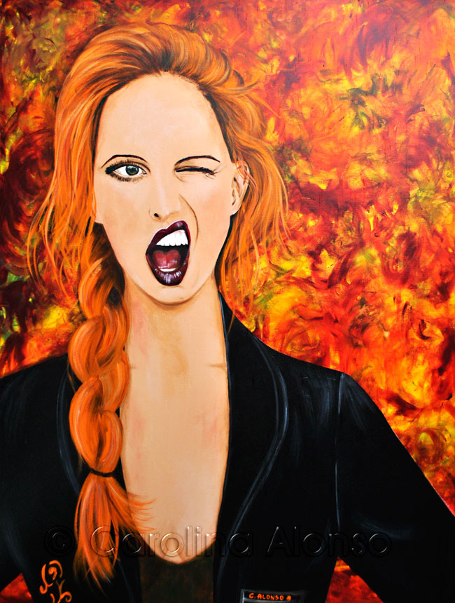  Ach neeh.... (2013), 100 x 80 cm, Acrylic on canvas