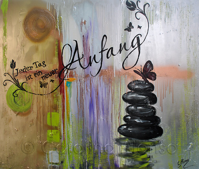 "Balance" (2014), 100 x 120 cm, Mixed Media on canvas