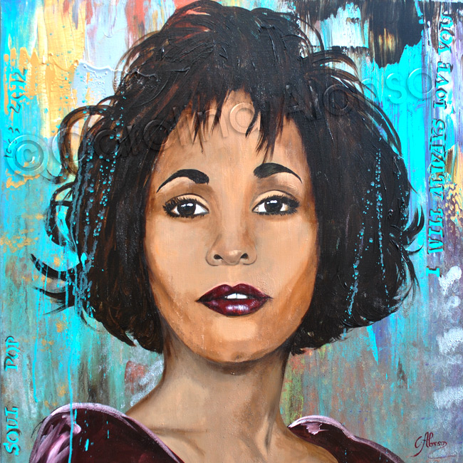 Whitney (2022), 80 x 80 cm, acrylic on canvas