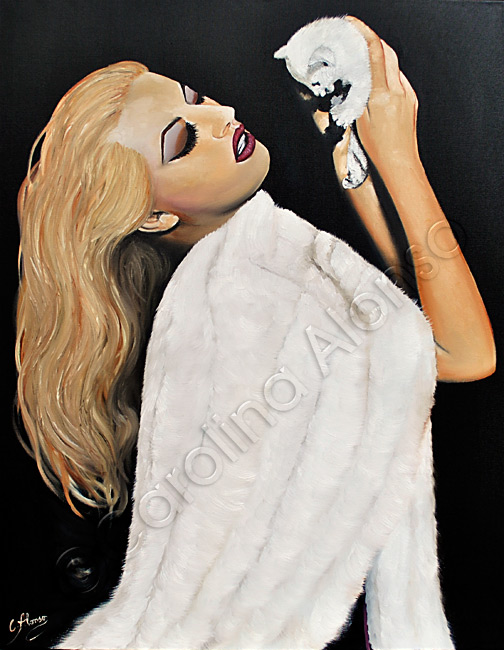 Dulce (2017), 100 x 80 cm, Oil & acrylic on canvas 