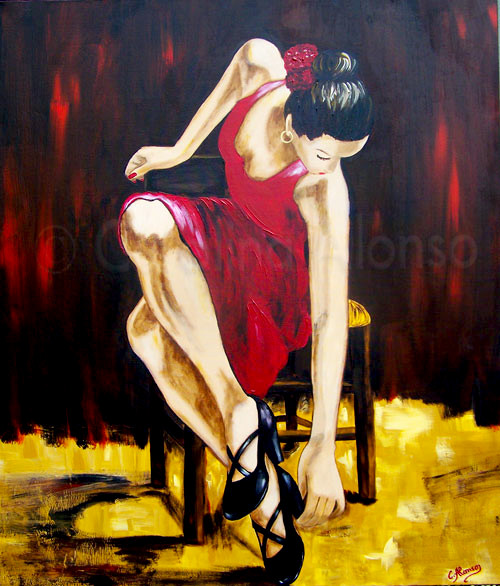 Ready for Tango  (2007), 120 x 100 cm