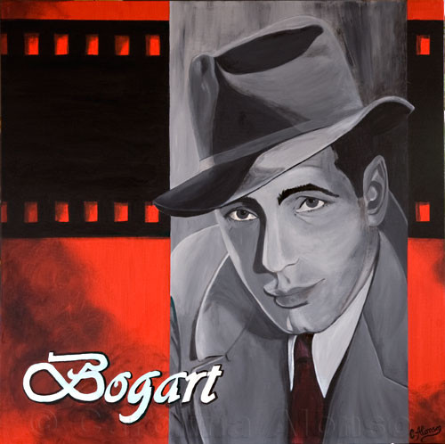 Bogart (2007), 80 x 80 cm