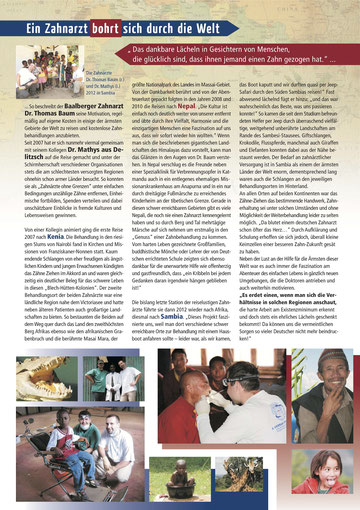 2012, erschienen in einem Bernburger Anzeiger