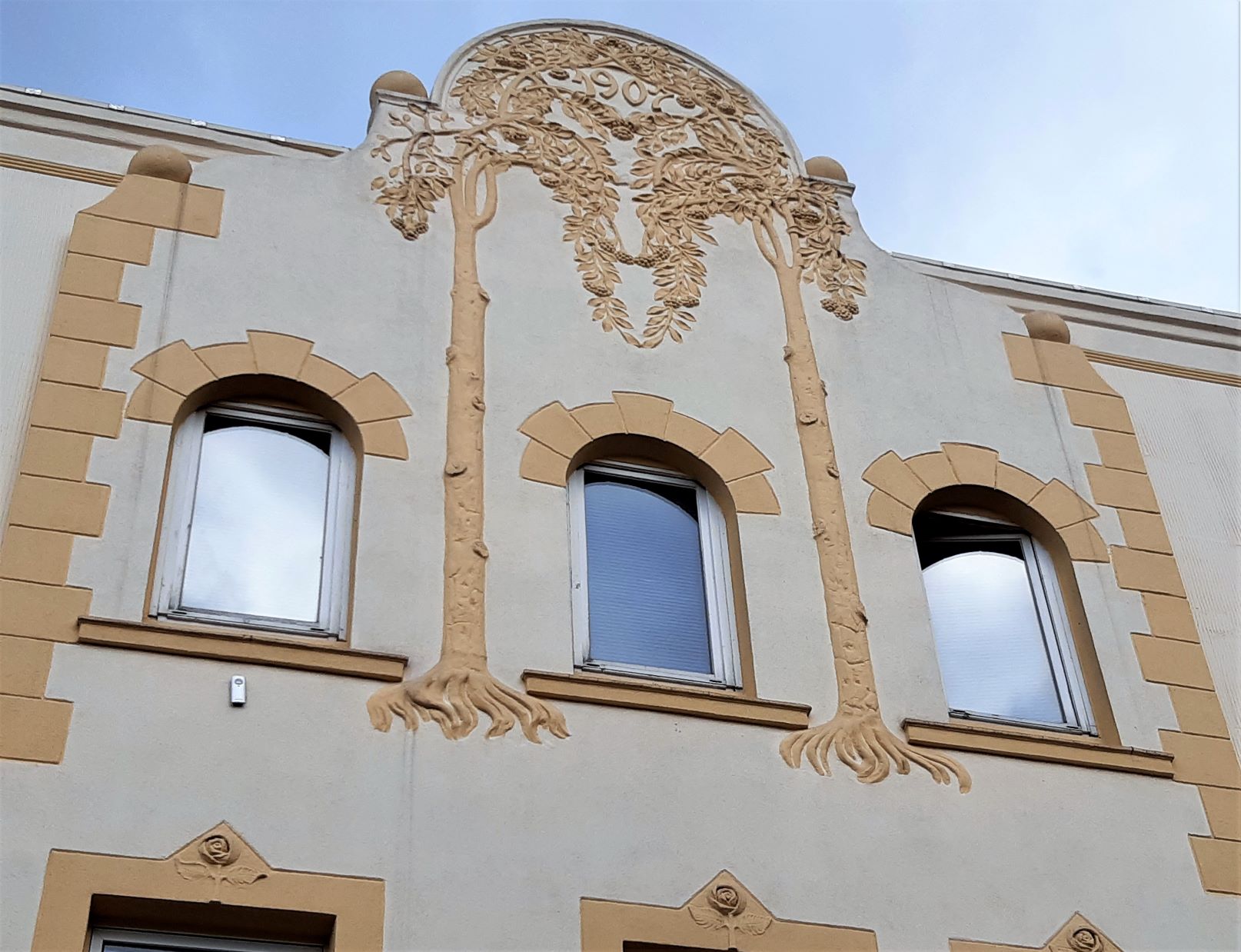Spätes Jugendstildetail von 1907