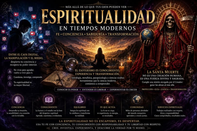 La espiritualidad en tiempos modernos: entre el caos digital, la fe y el despertar de la conciencia