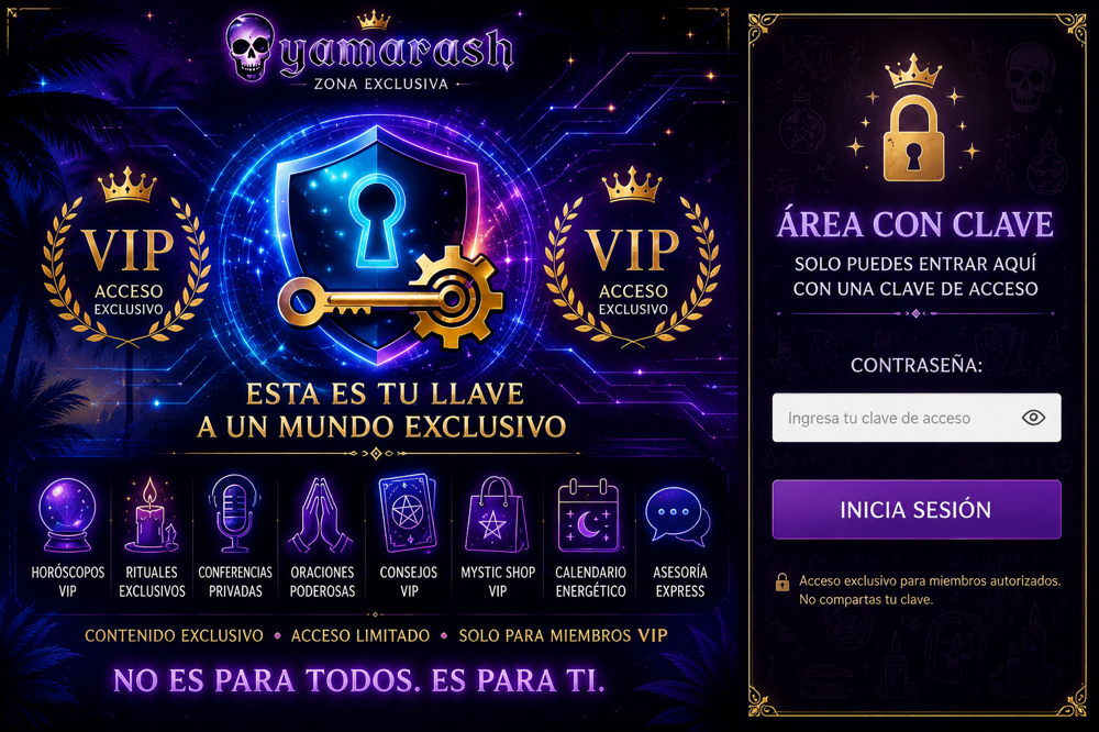 ACCESO ZONA VIP CON PASWORD