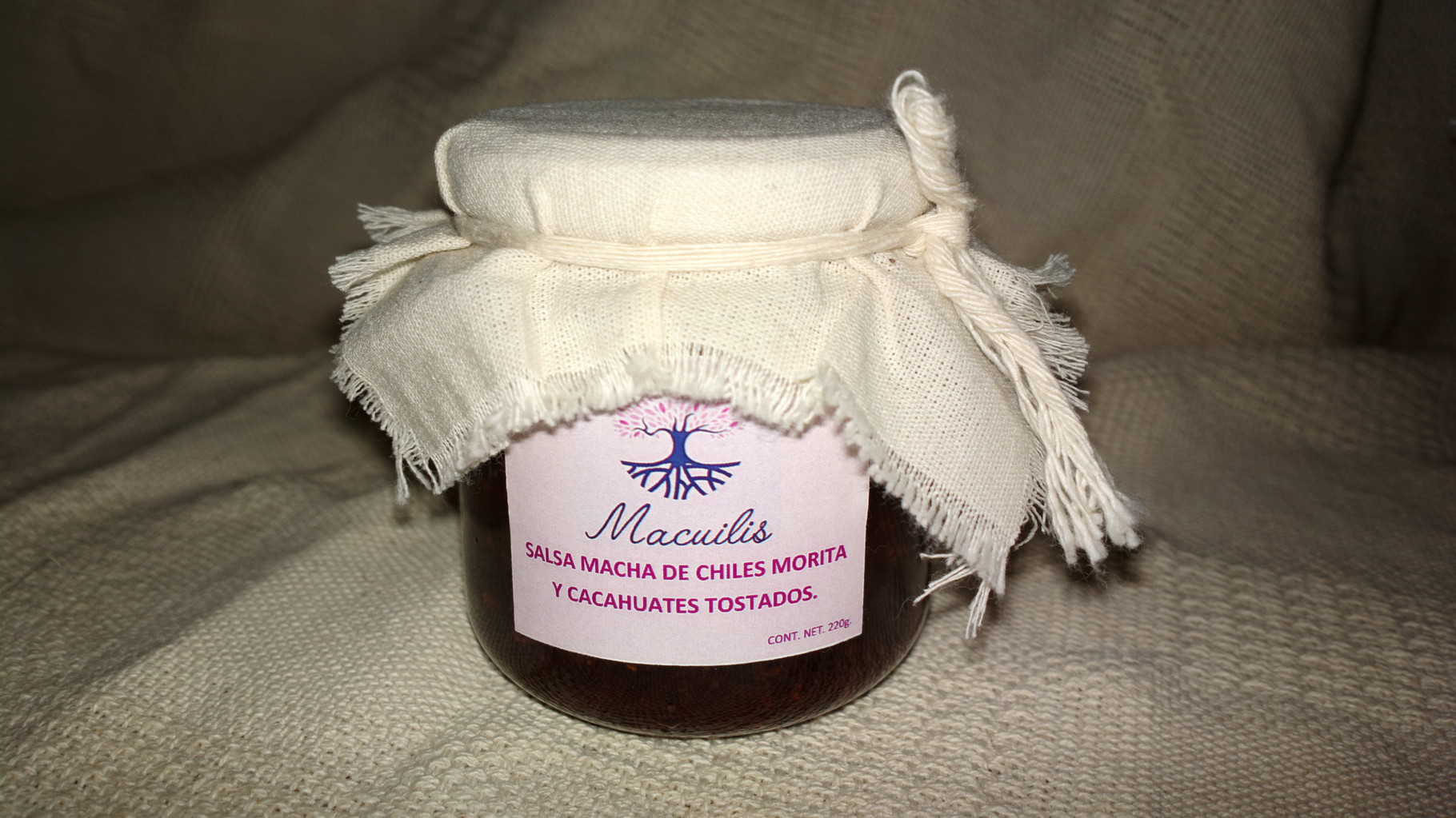 Salsa Macha de chiles chipotles Macuilis Mermeladas, Salsas