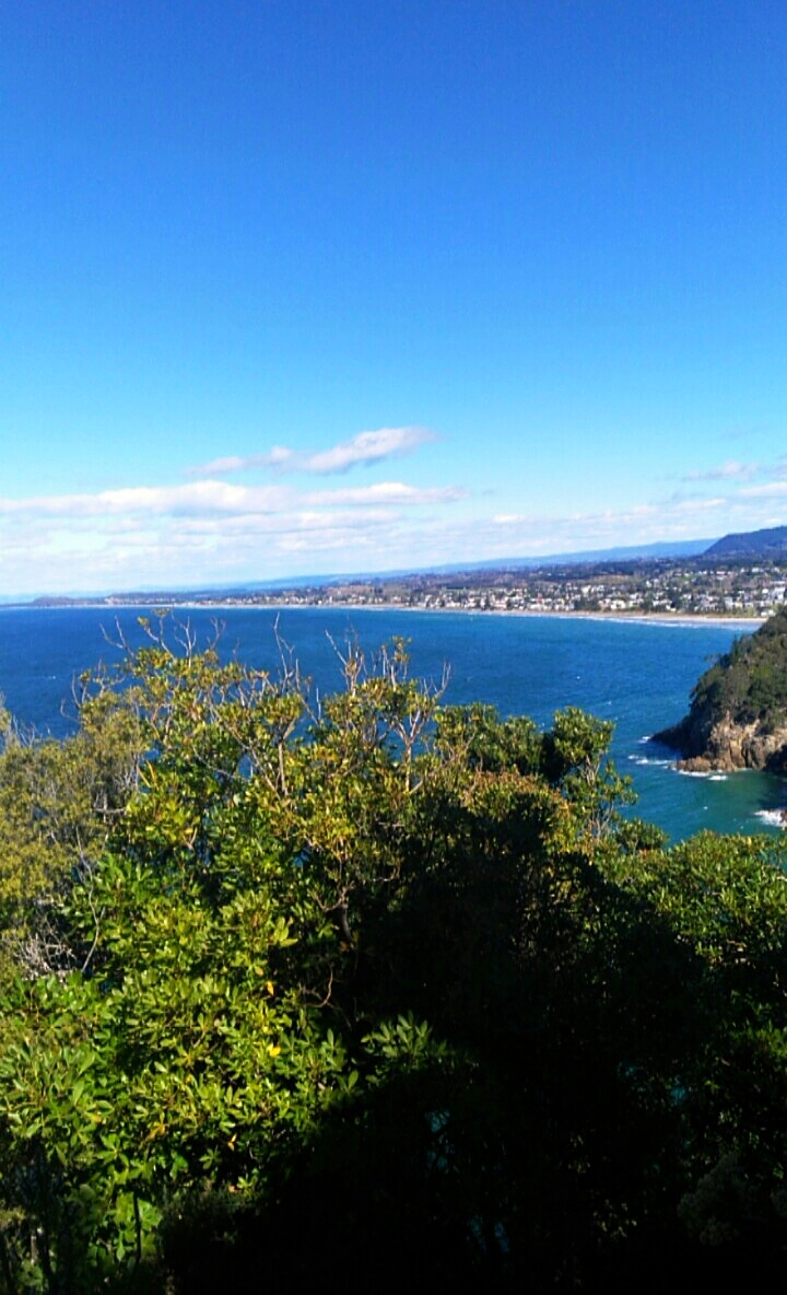 Blick auf Waihi Beach