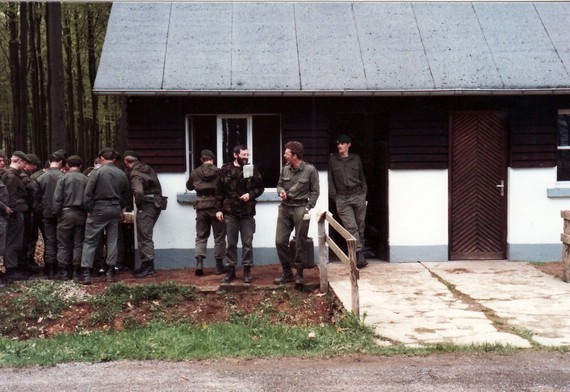 Noch einige, die ich kenne: von rechts: Sgt CSOR Leo Georges, Sgt CSOR Helmuth Plumacher (lebt nicht mehr) und Leutnant COR André Henkes