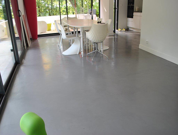Mortier Fin Lisse Beton Cire Bordeaux Plafonds Tendus Chapes