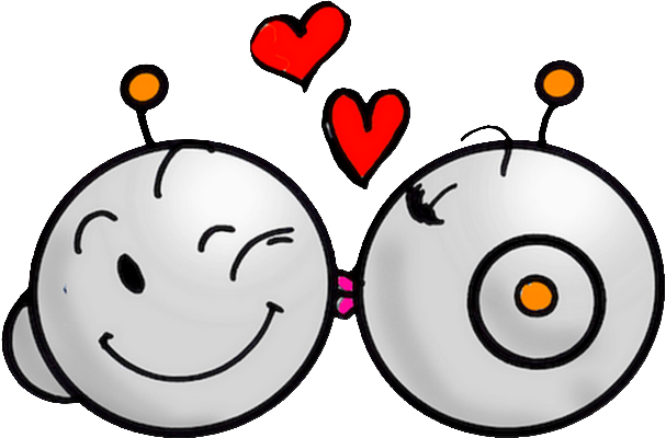 robot - technologie - sciences et techniques - smiley émoticône émoji cartoon clipart illustration - artémotic
