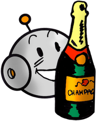 robot - technologie - sciences et techniques - smiley émoticône émoji cartoon clipart illustration - artémotic
