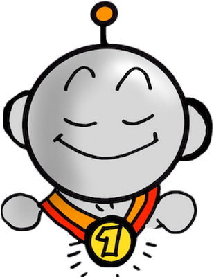 robot - technologie - sciences et techniques - smiley émoticône émoji cartoon clipart illustration - artémotic