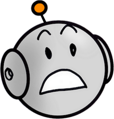robot - technologie - sciences et techniques - smiley émoticône émoji cartoon clipart illustration - artémotic