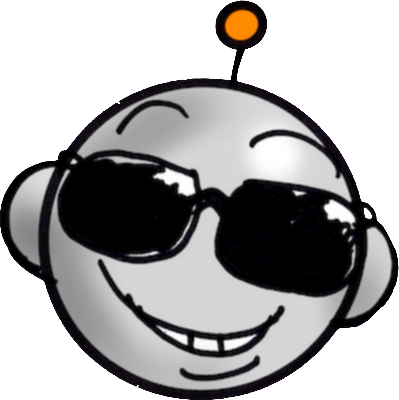 robot - technologie - sciences et techniques - smiley émoticône émoji cartoon clipart illustration - artémotic