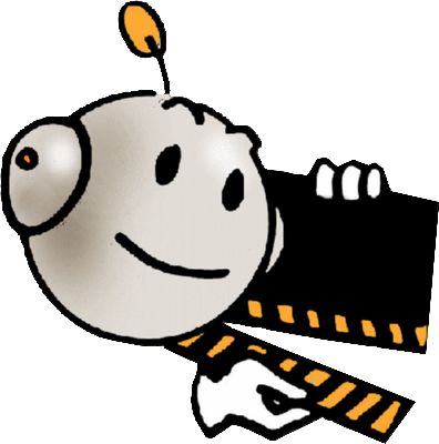 robot - technologie - sciences et techniques - smiley émoticône émoji cartoon clipart illustration - artémotic