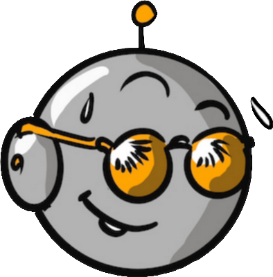 robot - technologie - sciences et techniques - smiley émoticône émoji cartoon clipart illustration - artémotic