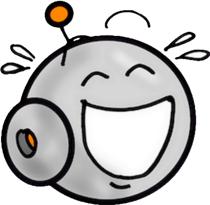 robot - technologie - sciences et techniques - smiley émoticône émoji cartoon clipart illustration - artémotic
