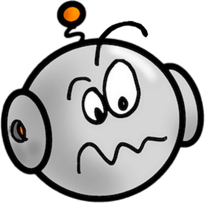 robot - technologie - sciences et techniques - smiley émoticône émoji cartoon clipart illustration - artémotic