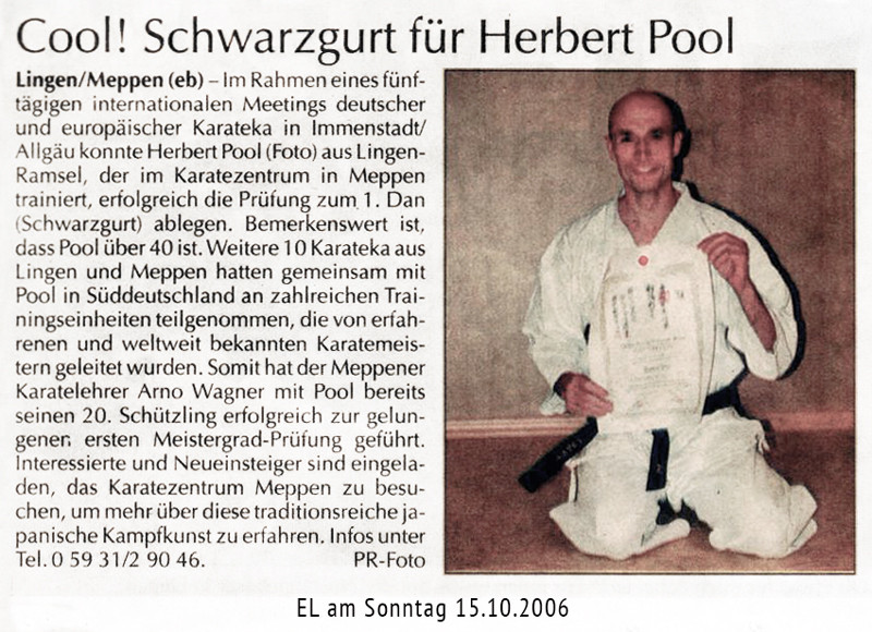 Cool! Danprüfung Herbert Pool 15.10.2006