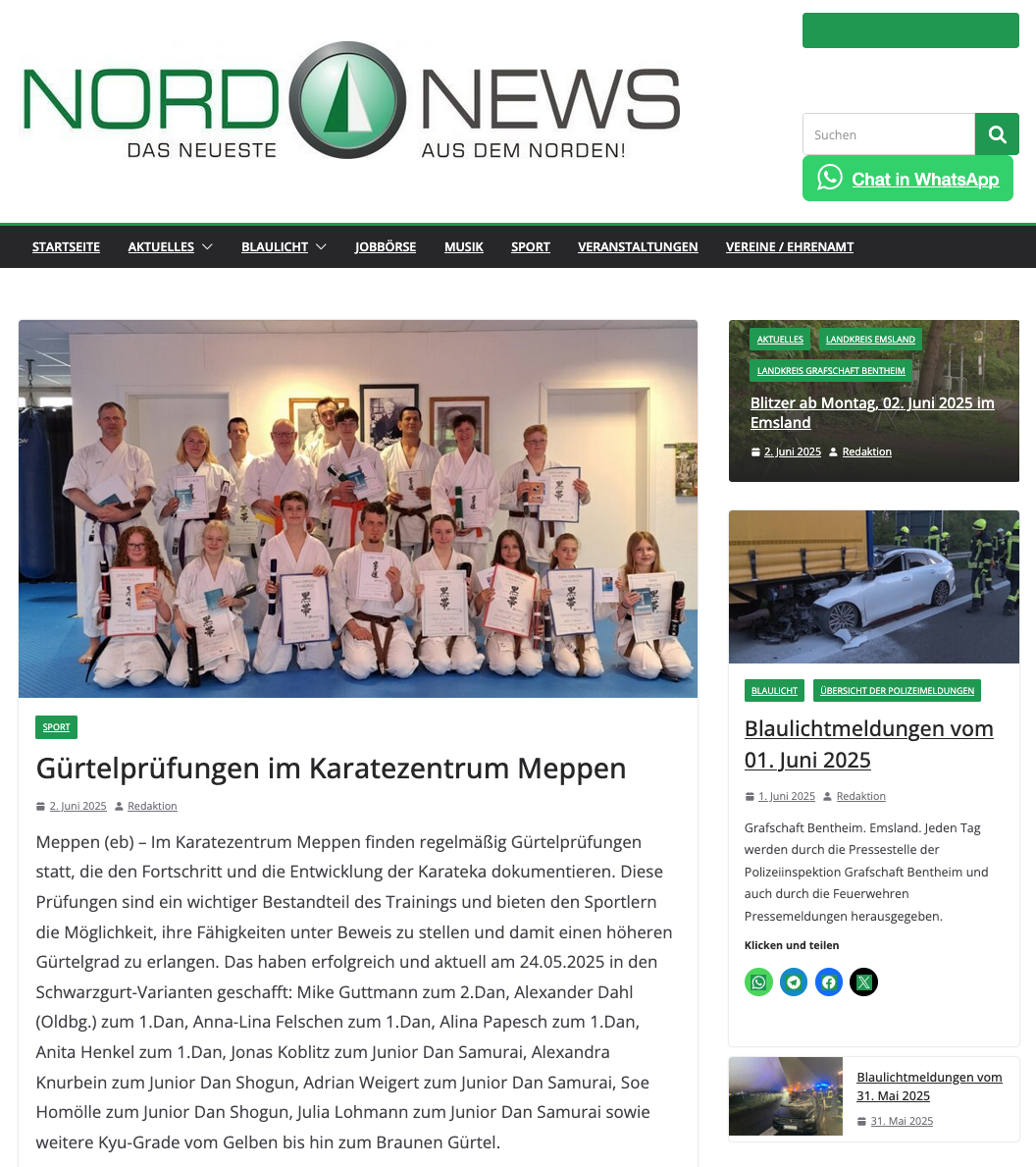 NORD NEWS online, Mai 2025