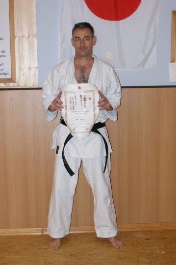 Schug, Roland | Karate seit 1985 | 1. Dan am 25.09.2010 bei Ochi Sensei | 2.Dan am 21.09.13 bei Ochi Sensei 
