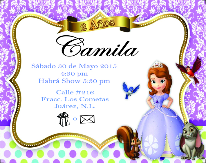 Invitación Fiesta Infantil