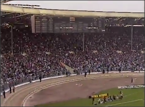 Rovers end of Wembley, Full Members Cup Final: 29/03/1987.