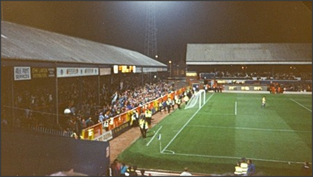 1992: Looking towards The Darwen End from The Riverside.